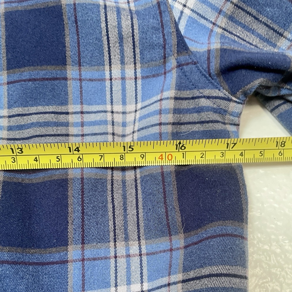 Outdoors Research Button‎ Down Shirt Women's XS Blue Flannel Long Sleeve - Picture 4 of 8